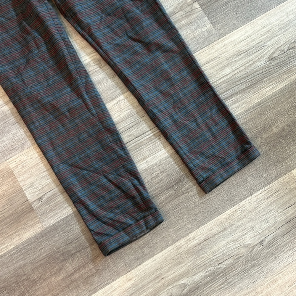 Anthropologie Cartonnier Plaid Cuffed Pants Trousers - Picture 4 of 8